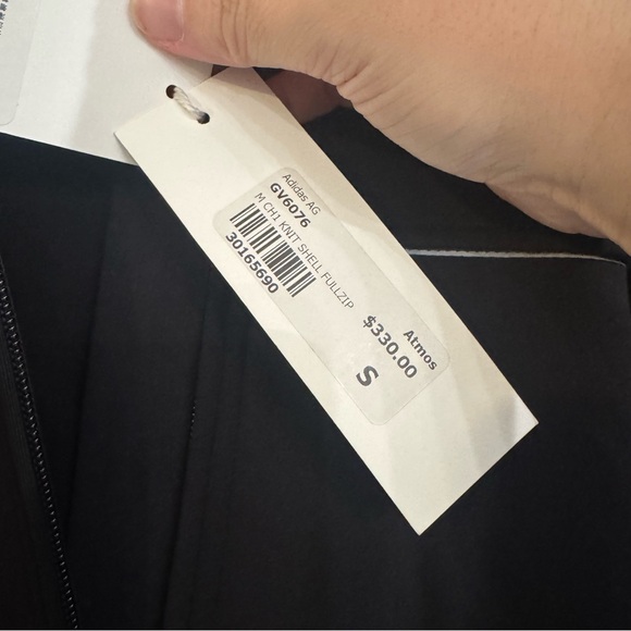 Y-3 adidas Yohji Yamamoto CH1 Knit Shell Full Zip Jacket in Black - Picture 10 of 12